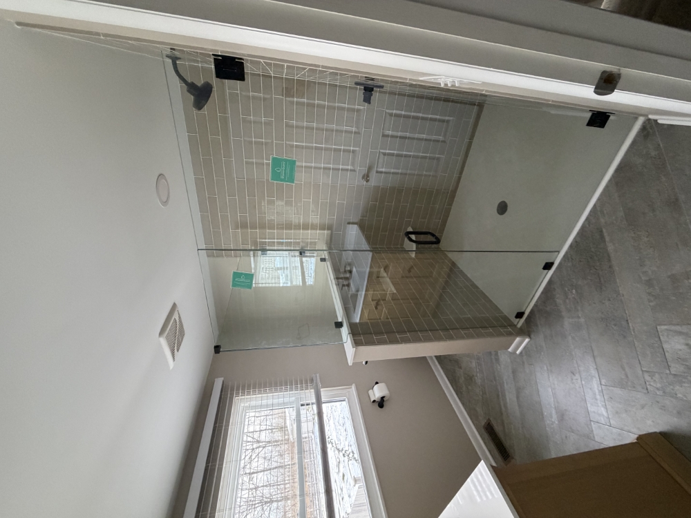 Frameless Glass Shower Enclosure Installation in South Vienna, OH Thumbnail