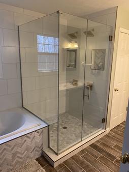 Semi-Frameless Shower Doors